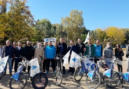 DEVA Partisi’nden akaryakıt zamlarına bisikletli tepki
