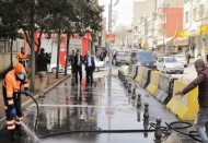 Dezenfekte çalışmalarını yerinde incelediler