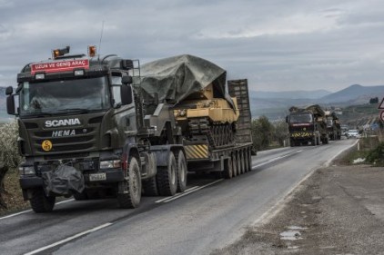 DHA Özel Harekatın Afrin&#039;e yöneldiğini duyurdu