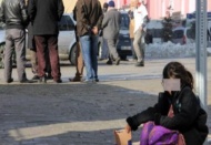 Dilenen çocuklar toplandı