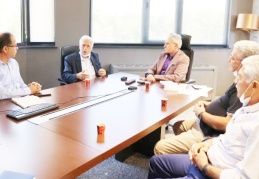 Dinçerler, GAÜN rektörünü ziyaret etti