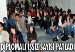 Diplomalı işsisz sayısı tarihin en üst düzeyinde