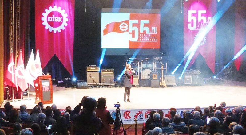 DİSK 55. yaşını kutluyor: Hiç eğilip bükülmedi