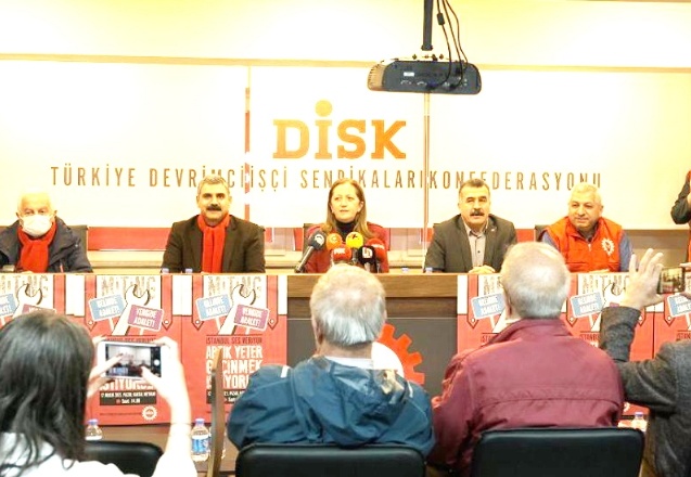 DİSK 'asgari ücret için' İstanbul'da miting düzenleyecek