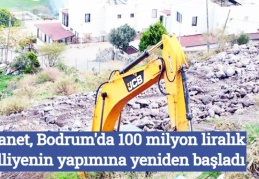 Diyanet, Bodrum'da 100 milyon liralık külliyenin yapımına yeniden başladı