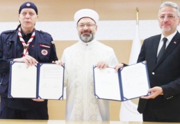 Diyanet izcilerle protokol imzaladı