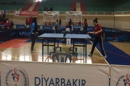 Diyarbakır&#8217;da Anadolu Yıldızlar Ligi Masa Tenisi Çeyrek Final müsabakaları tamamlandı
