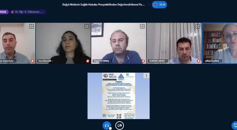 Doğal afetlerde, devletin yükümlülükleri anlatıldı