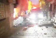 Doğal gaz tesisatı bomba gibi patladı, 3 yaralı var