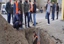 Doğalgaz borusu patladı 