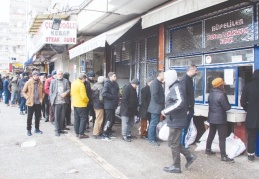 Doğalgaz kesildi, insanlar ekmeğe ulaşamadı