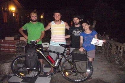 Doğayı korumak için pedal çeviriyor