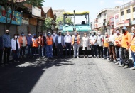 Doğumevi Kavşağı ile Karakabir arasındaki yolun asfaltı yenileniyor