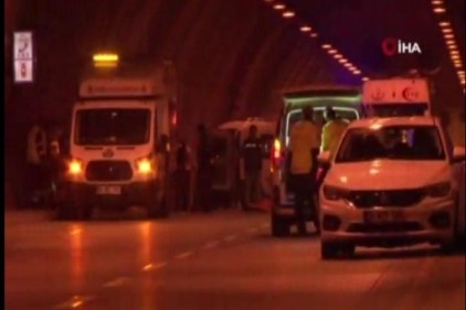 Dolmabahçe Tüneli&#039;nde feci motosiklet kazası: 1 ölü