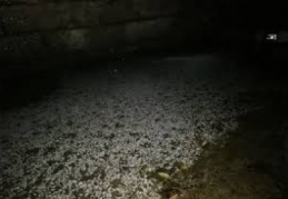 Dolu, cadde ve sokakları beyaza bürüdü