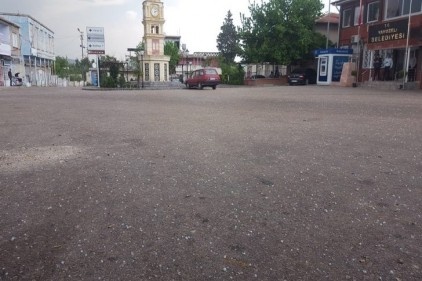 Dolu yağışı etkili oldu 