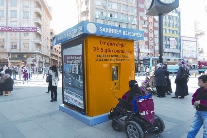 Dolum istasyonları engelli vatandaşlara kolaylık sağlıyor