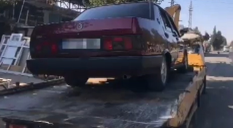 Drift atan sürücüye 6 bin lira ceza