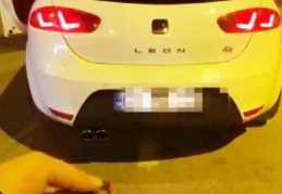 Drift atan ve gürültü yapan 33 araca ceza