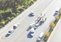 Drone destekli asayiş uygulaması yapıldı