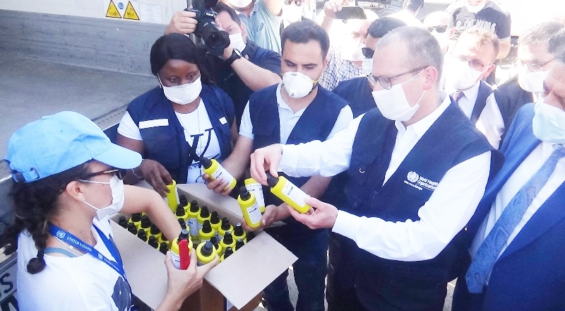 DSÖ Avrupa Bölgesi Direktörü Dr. Hans Kluge Suriye sınırında