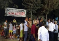 Düğünde magandalara anlamlı mesaj