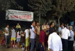 Düğünde magandalara anlamlı mesaj