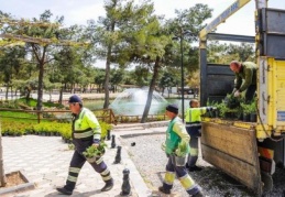 Dülük’e 62 farklı çeşit ve 25 bin adet bitki daha dikildi