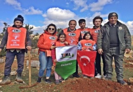Dülük’te 1800 fidanı toprakla buluştu