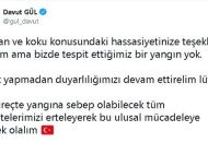 Dumanlı hava kentte orman yangını paniği yaşattı
