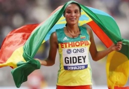Dünya Atletizm Şampiyonası'nda Etiyopyalı Gidey'e altın madalya