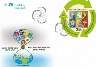 “Dünya Çevre Günü” konulu tek değerli anma pulu basıldı