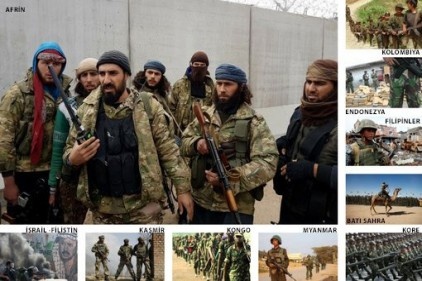 Dünyanın en az 40 bölgesinde savaş var 
