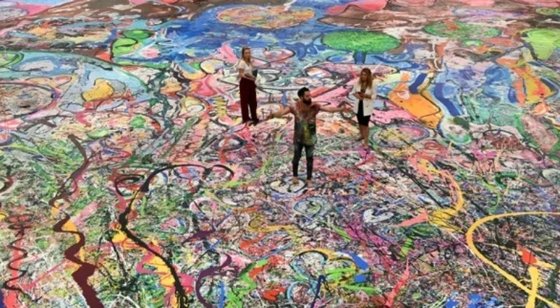 "Dünyanın en büyük tablosu" 62 milyon dolara satıldı