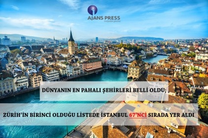 Dünyanın en pahalı kenti Zürih