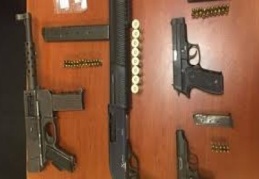 Dur ihtarına uymayan araçtan silah ve fişek çıktı 