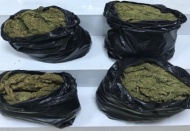 Durdurulan araçtan 25 kilo uyuşturucu çıktı 
