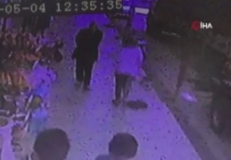 Düşen saksıdan kıl payı kurtuldu 