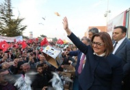 Duygu dolu anlar yaşayan Şahin gözyaşlarına hakim olamadı