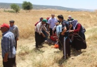 Ecel tarlada yakaladı