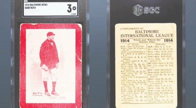 Efsane beyzbolcu Babe Ruth'un oyuncu kartı rekor fiyata satıldı!