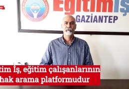 Eğitim İş, eğitim çalışanlarının hak arama platformudur