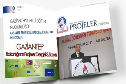 Eğitim projeleri, MEB projeler dergisinde 