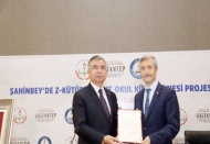 Eğitime destek için ilk kez teşekkür beratı verildi