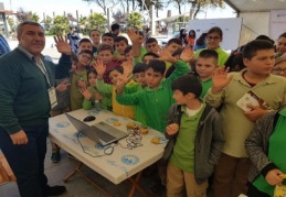Ekolojik Bina yetkilileri bilim şenliğine katıldı