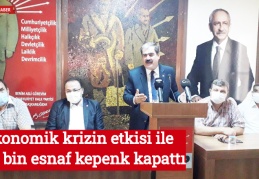 Ekonomik krizin etkisi ile 335 bin esnaf kepenk kapattı