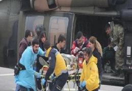 El Bab operasyonunda yarlanan 2 asker Gaziantep'e getirildi