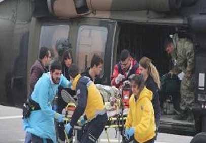 El Bab operasyonunda yarlanan 2 asker Gaziantep'e getirildi