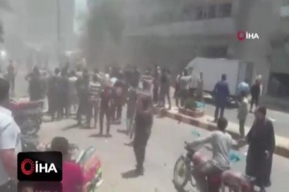 El Bab&#039;da bomba yüklü motosikletle saldırı: 2 ölü