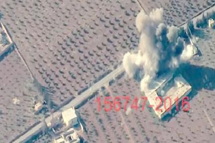 El-Bab&#039;da DEAŞ hedefleri böyle vuruldu